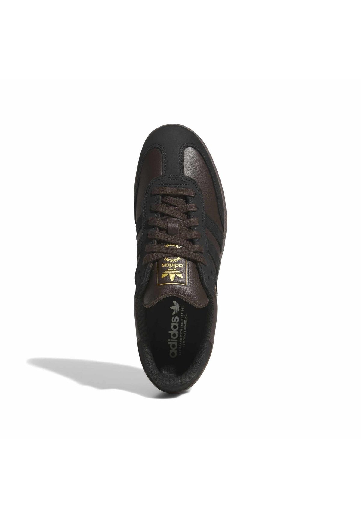 adidas-skateboarding Samba ADV Schuhe Jungs darkbrown-coreblack-gum5 – Detailansicht 1