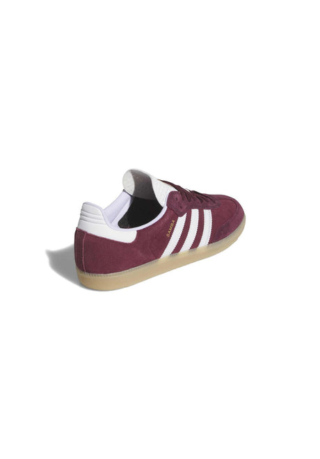 adidas-skateboarding Samba ADV Schuhe Jungs shadowred-ftwwhite-maroon – Rückenansicht