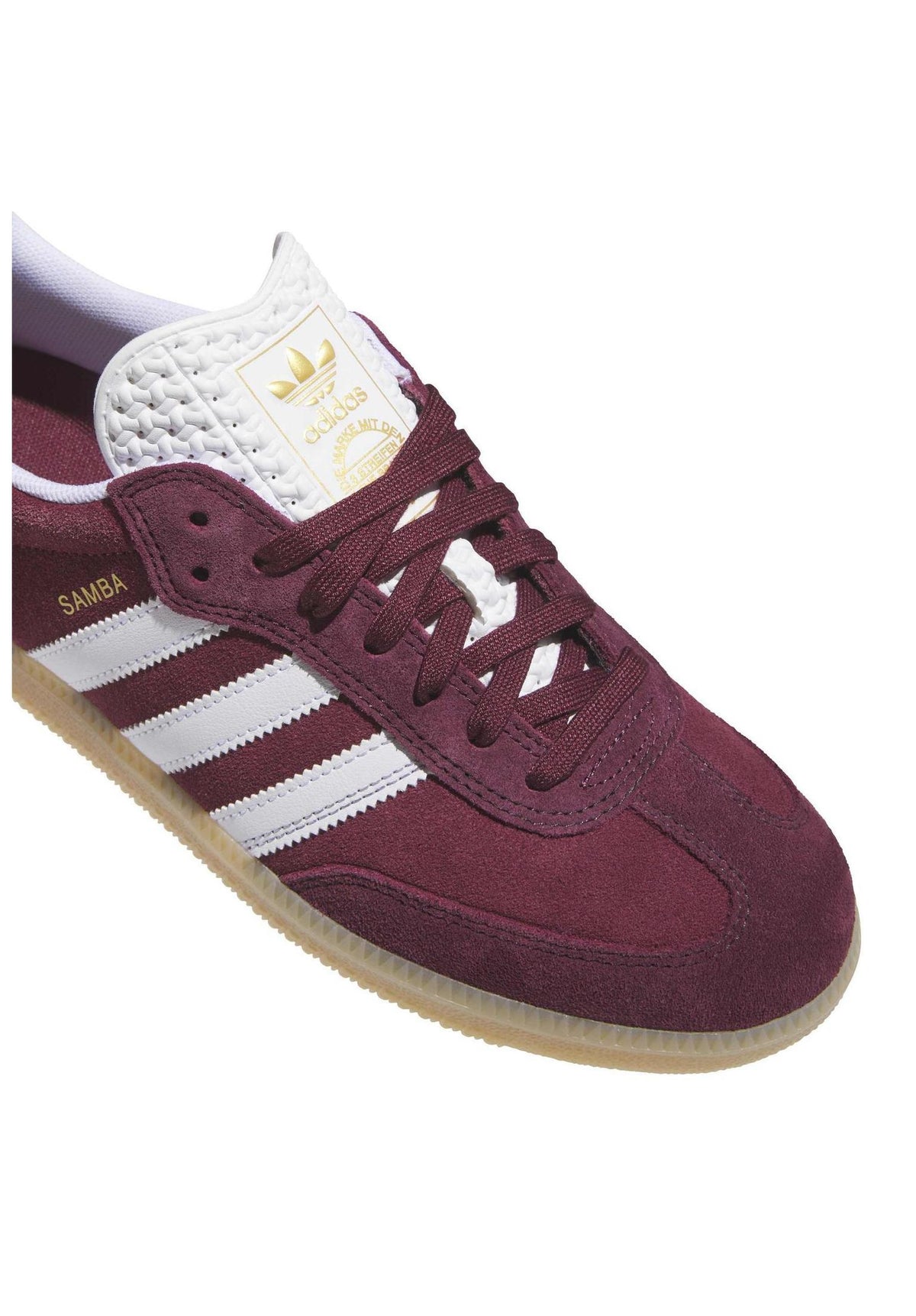 adidas-skateboarding Samba ADV Schuhe Jungs shadowred-ftwwhite-maroon – Seitenansicht
