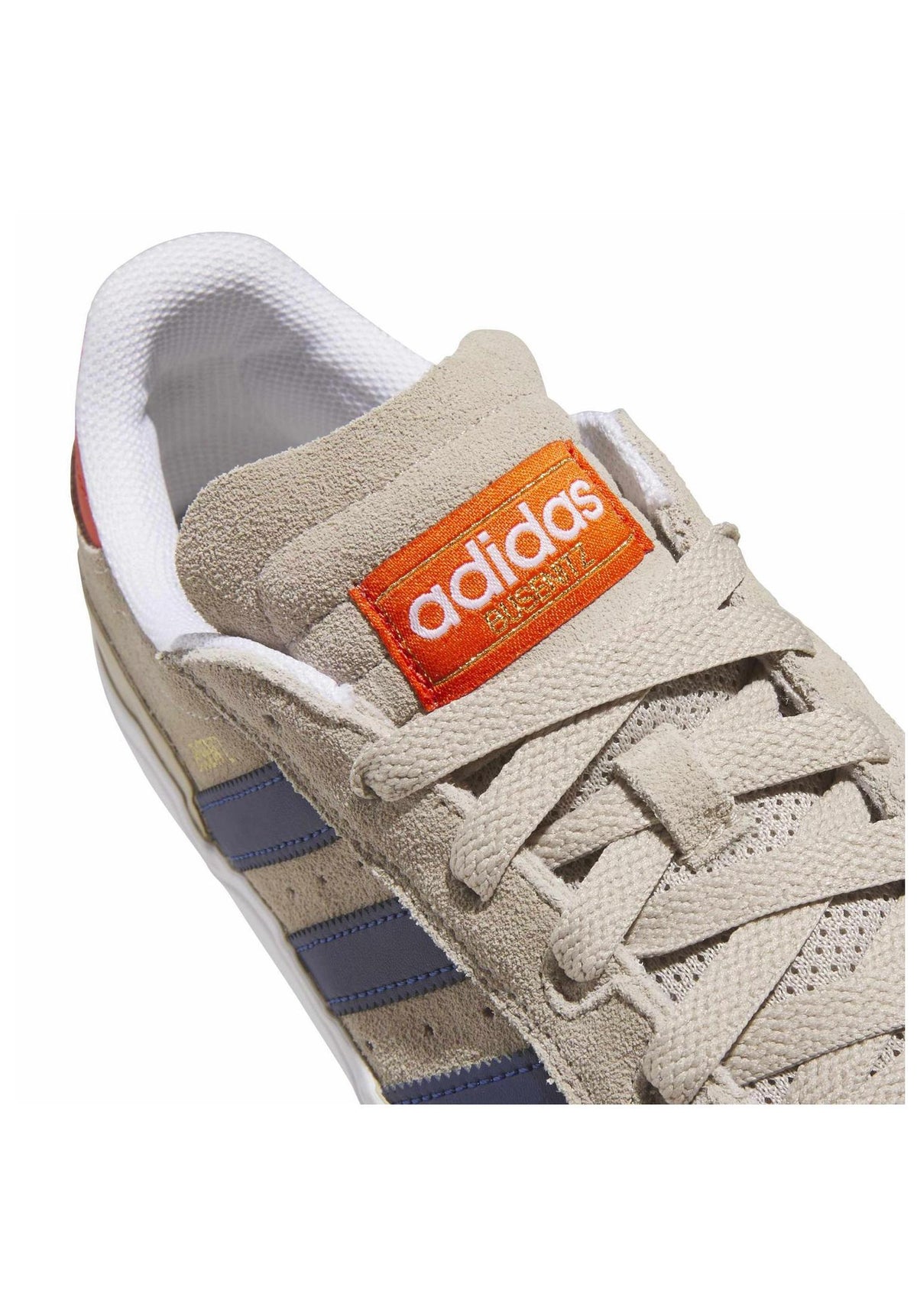 adidas-skateboarding Busenitz Vulc II Schuhe Jungs wonderbeige-darkblue-collegiateorange – Oberansicht