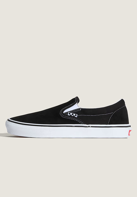 Vans Skate Slip-On Schuhe Jungs black – Vorderansicht