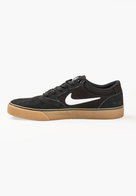 Nike SB Chron 2 Schuhe Jungs black-white-gum – Oberansicht