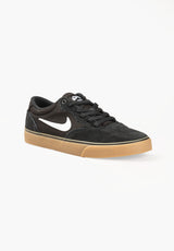 Nike SB Chron 2 Schuhe Jungs black-white-gum – Vorderansicht