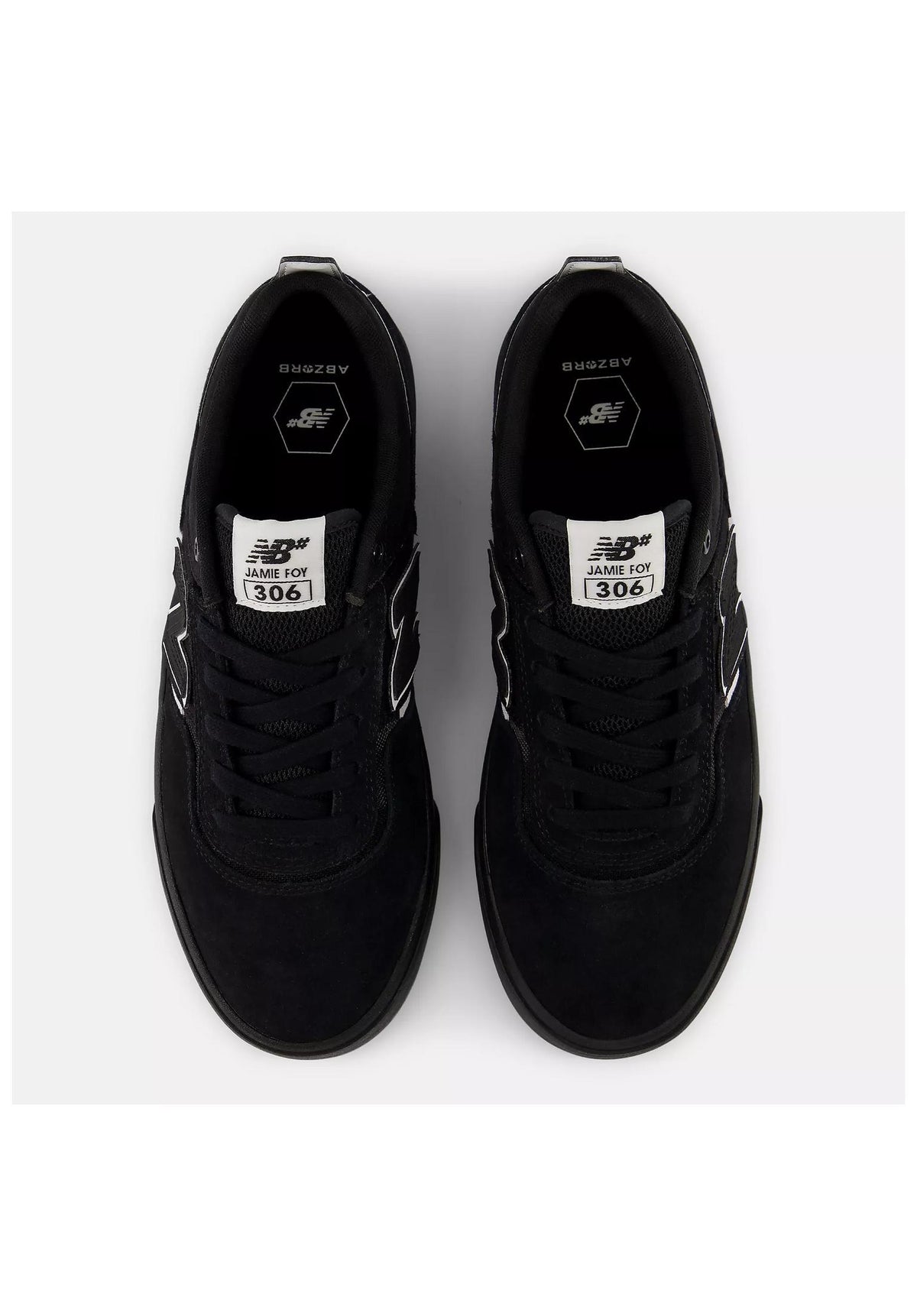 New Balance Numeric 306 Jamie Foy Schuhe Jungs black-black-white – Detailansicht 1