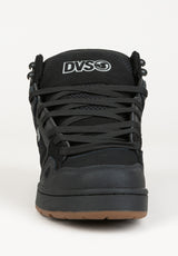 DVS Comanche Boot Schuhe Jungs black-reflective-charcoal-leather – Rückenansicht