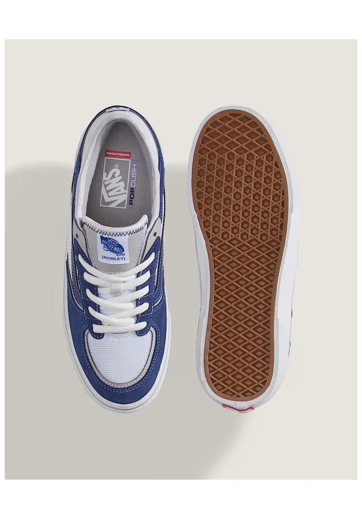 Vans Skate Rowley Schuhe Jungs truenavy-white – Detailansicht 1