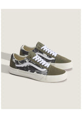 Old Skool floral-olive Rueckenansicht