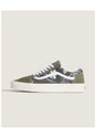 Old Skool floral-olive Vorderansicht