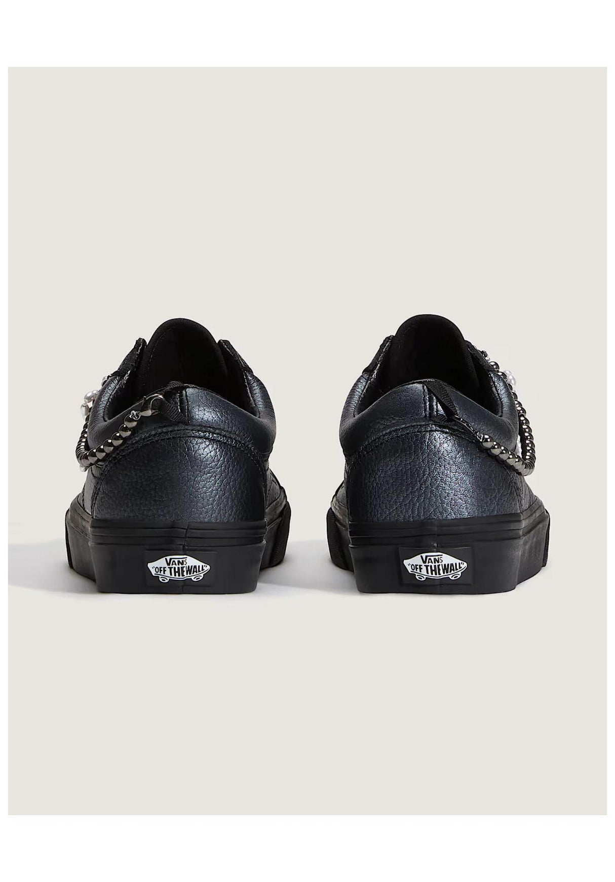 Vans Old Skool Schuhe Mädels metallic-blackout – Oberansicht