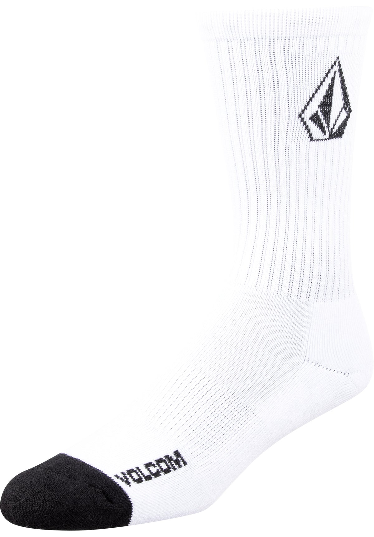 Volcom Full Stone Sock 3Pack Socken white – Rückenansicht