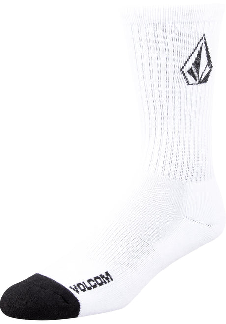 Volcom Full Stone Sock 3Pack Socken white – Rückenansicht