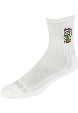 iriedaily Bye Bye Socken white – Vorderansicht