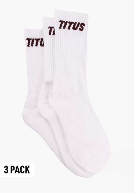 TITUS Named 3 Pack Socken white-greyblue – Vorderansicht