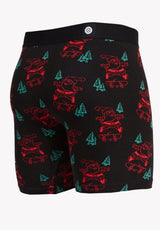 Santa Rips Boxer Brief Wholester black Rueckenansicht