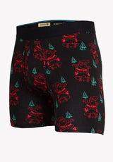 Santa Rips Boxer Brief Wholester black Vorderansicht