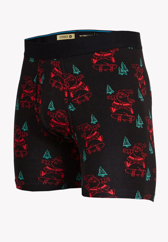 Santa Rips Boxer Brief Wholester black Vorderansicht
