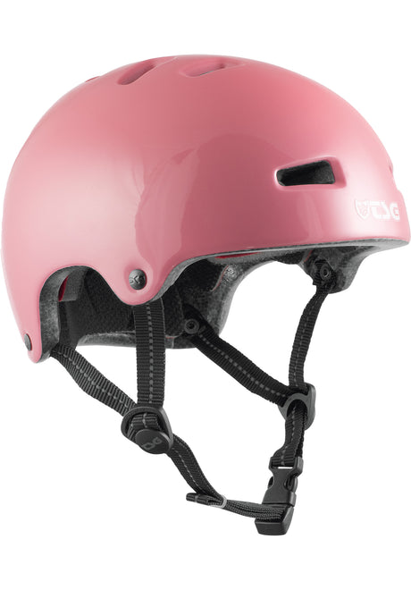 TSG Nipper Mini Solid Color Kids Helm gloss baby pink – Vorderansicht