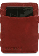 Magic Wallet RFID burgundy Closeup2