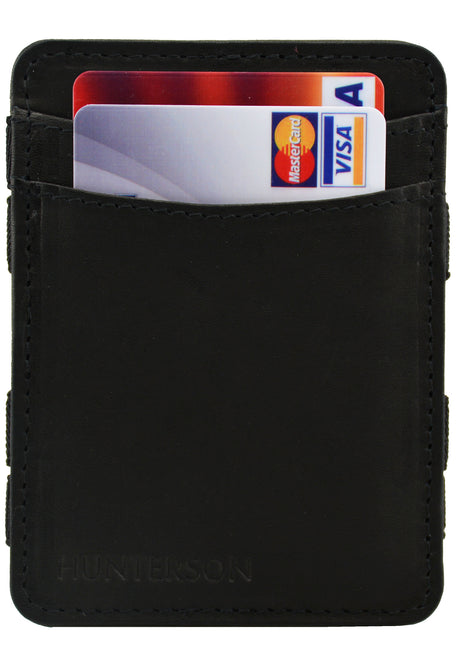 Hunterson Magic Coin Wallet RFID Portemonnaie black – Detailansicht 2