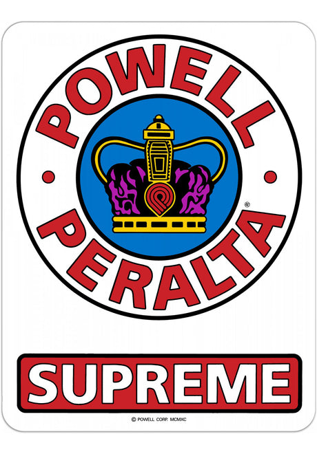 Supreme OG 12 Ramp Sticker clear Vorderansicht