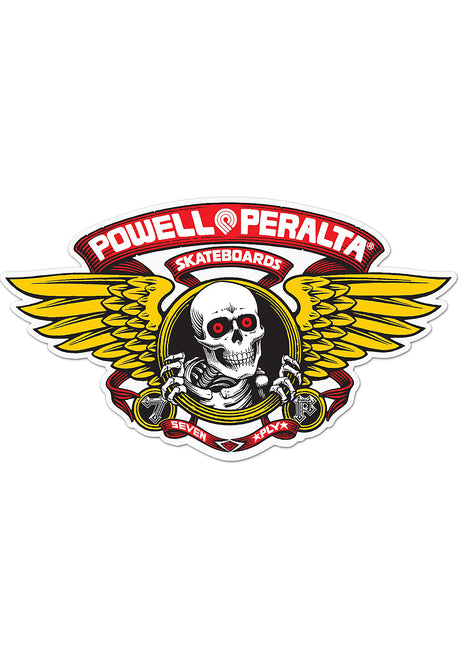Winged Ripper 5 Die-Cut Sticker red Vorderansicht