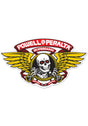 Winged Ripper 5 Die-Cut Sticker red Vorderansicht