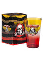Winged Ripper Pint Glass yellow / red fade Vorderansicht