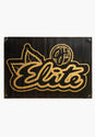 Promo OJ Elite Vinyl Banner black-gold Vorderansicht