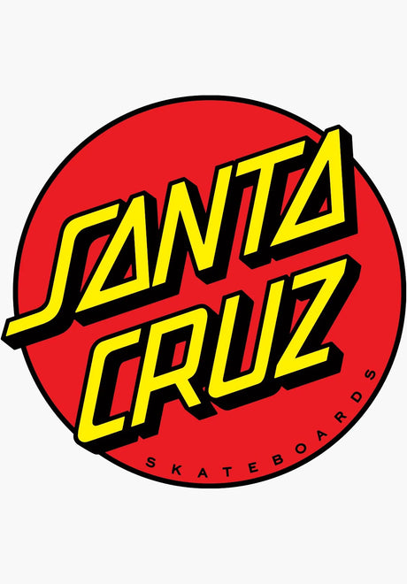 Santa-Cruz Classic Dot 20" diverser Artikel red – Vorderansicht