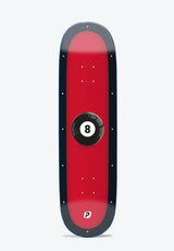 8-Ball black-red Vorderansicht