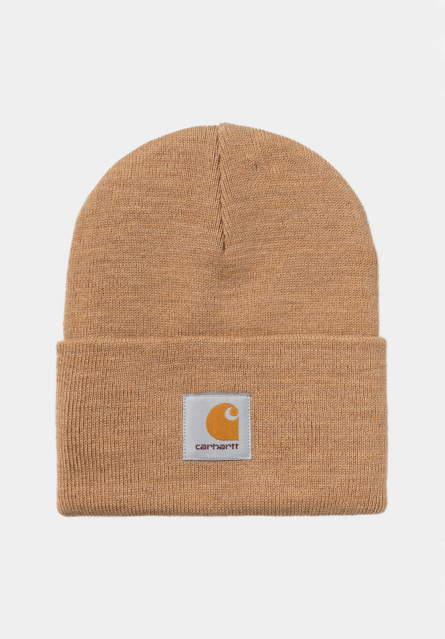 Acrylic Watch Hat (Heather) peanut-heather Vorderansicht