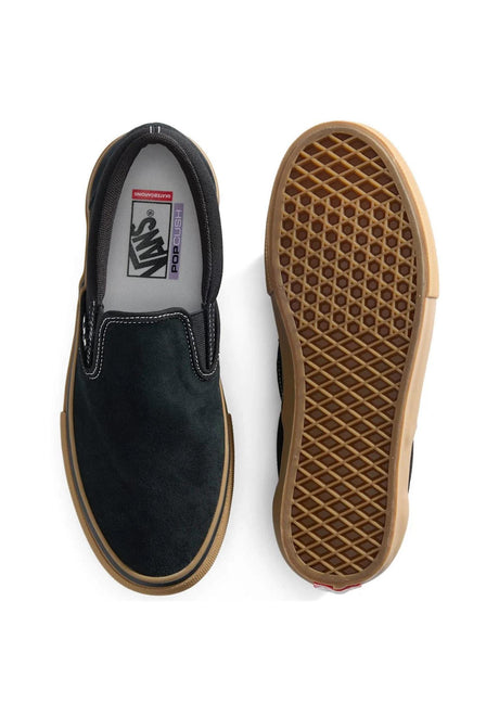 Skate Slip-On black-gum-white Closeup1