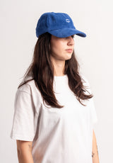 HXGN Icon Dad Cap future-blue-cord Closeup2