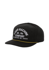 Raceway Redux 5-Panel Snapback Unstructured black Vorderansicht