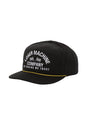 Raceway Redux 5-Panel Snapback Unstructured black Vorderansicht