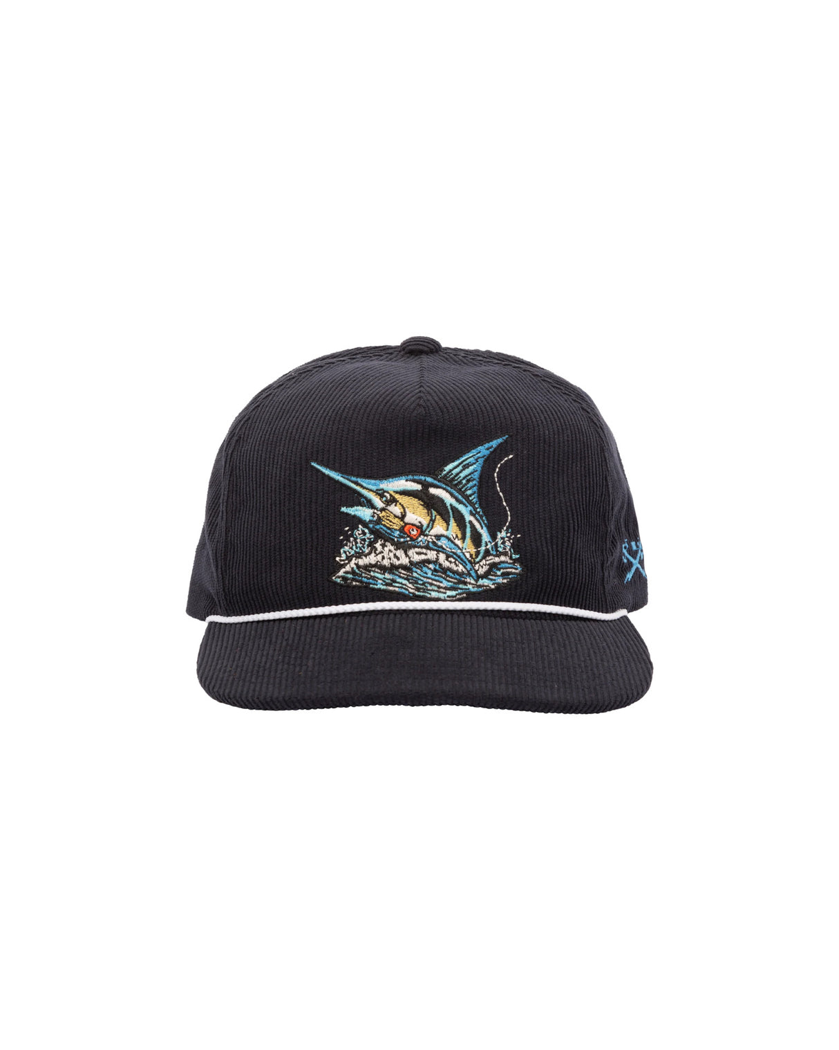 Bait Shop Unstructured Snapback navy Oberansicht