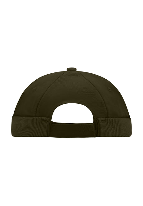 Docker Cap olive Rueckenansicht