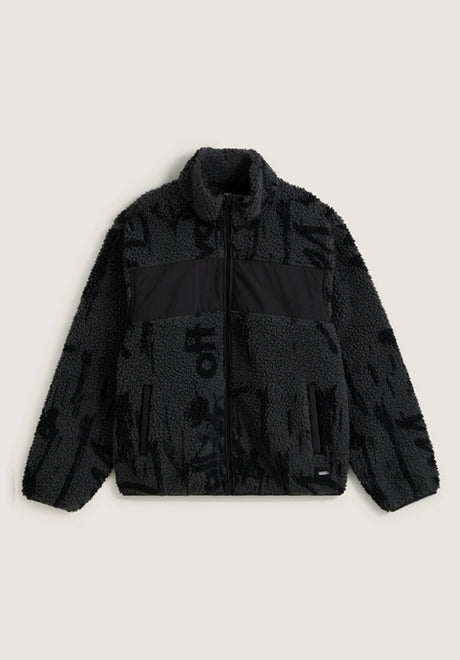 Stiller Sherpa Full Zip asphaltblack Vorderansicht