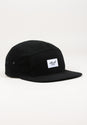 5-Panel Cap black Vorderansicht