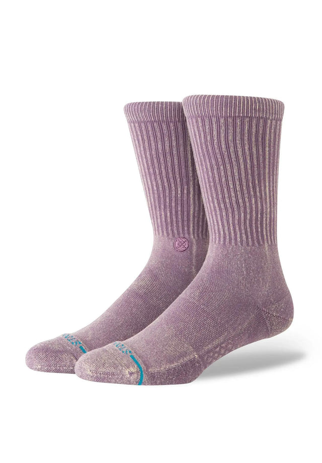 Icon Dyed Crew plum Vorderansicht