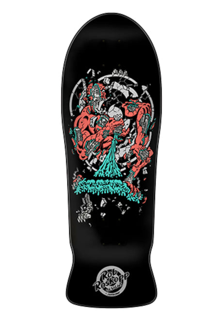 Santa-Cruz Roskopp Four Reissue Deck black – Vorderansicht