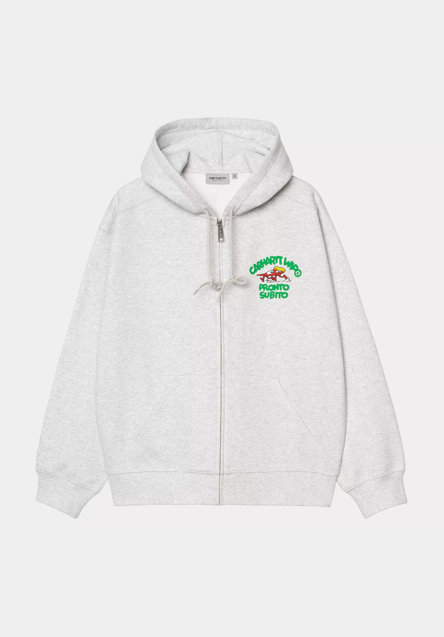Pronto Sweat Jacket Carhartt WIP Zip-Hoodie in ashheather