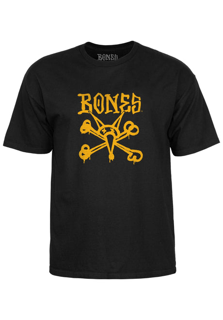 Bones Wheels Vato OP T-Shirt black – Vorderansicht