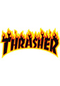 Flame Sticker Large 10 black Vorderansicht