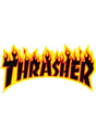 Flame Sticker Large 10 black Vorderansicht
