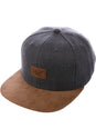 Suede 6-Panel heathercharcoal Vorderansicht