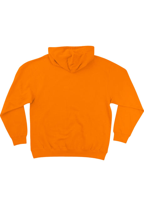 Logo Outline Heavyweight safetyorange Rueckenansicht
