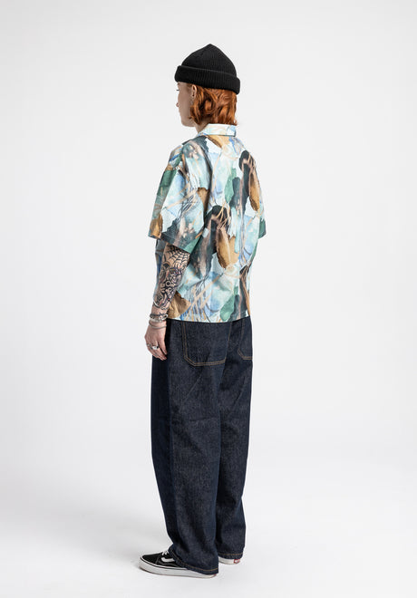 Berie blue-allover Seitenansicht