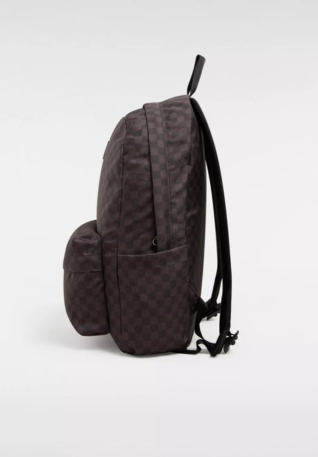 Old Skool Check Backpack black-charcoal Closeup1