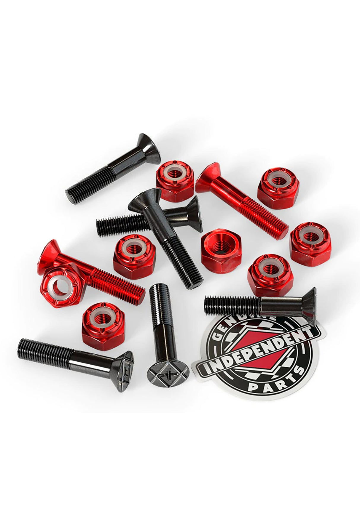 7/8 Kreuz black-red Vorderansicht